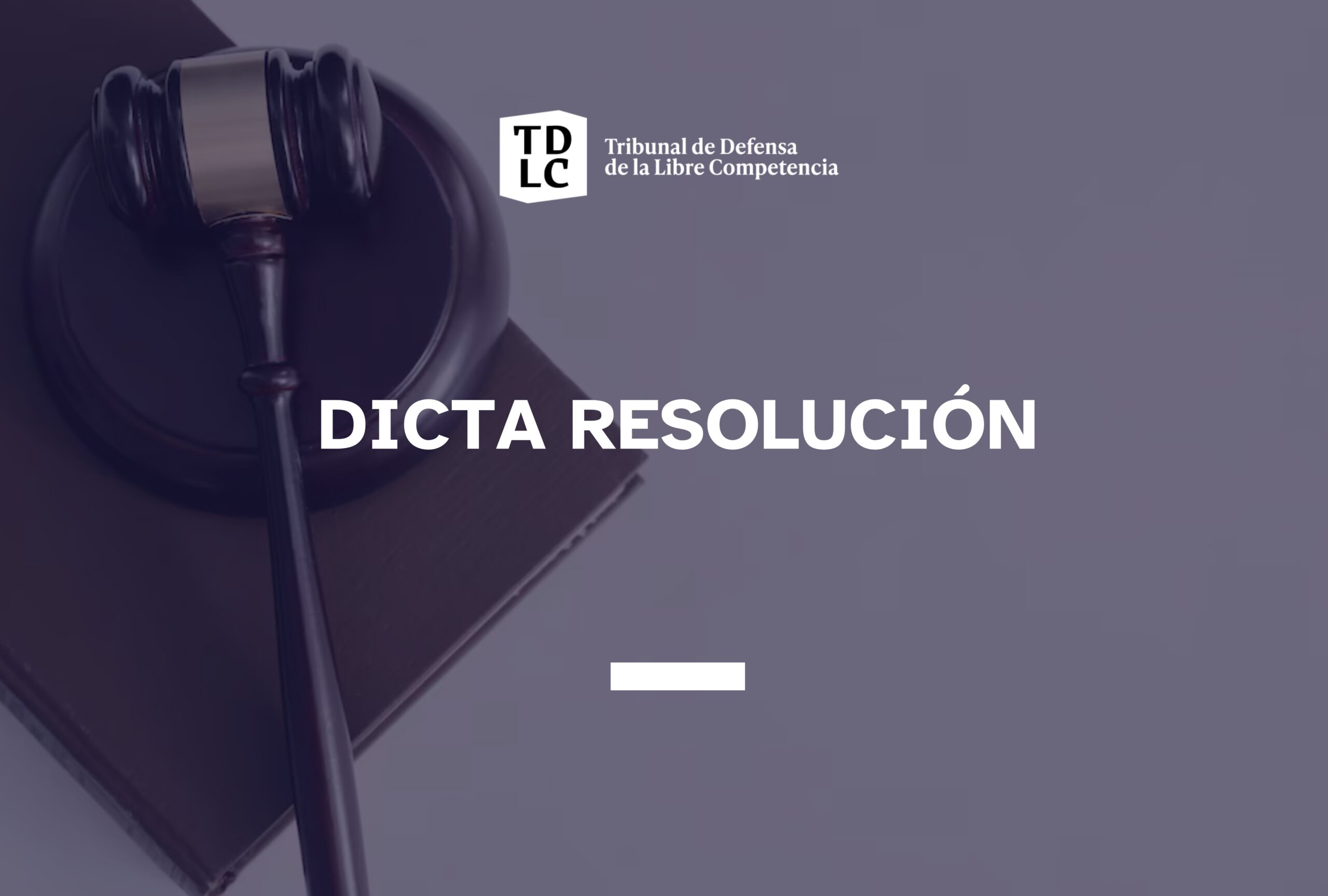 Dicta resolución